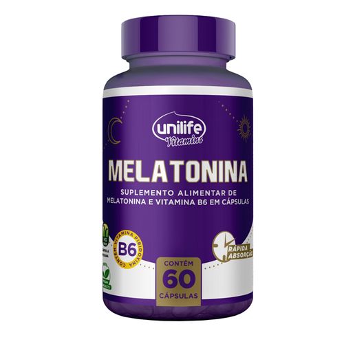 Melatonina + B6 Unilife 60 cápsulas